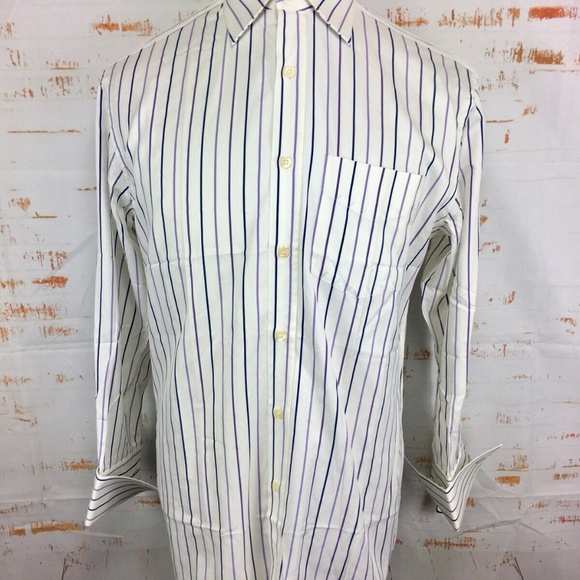 Paul Smith Mens Two Fold Button Front Dress Shirt - Picture 2 of 7